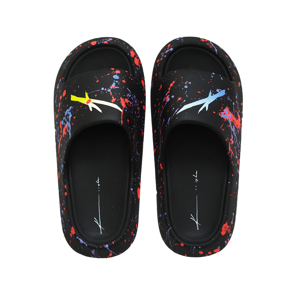 KOOSHA BLACK "Galaxy" Slides