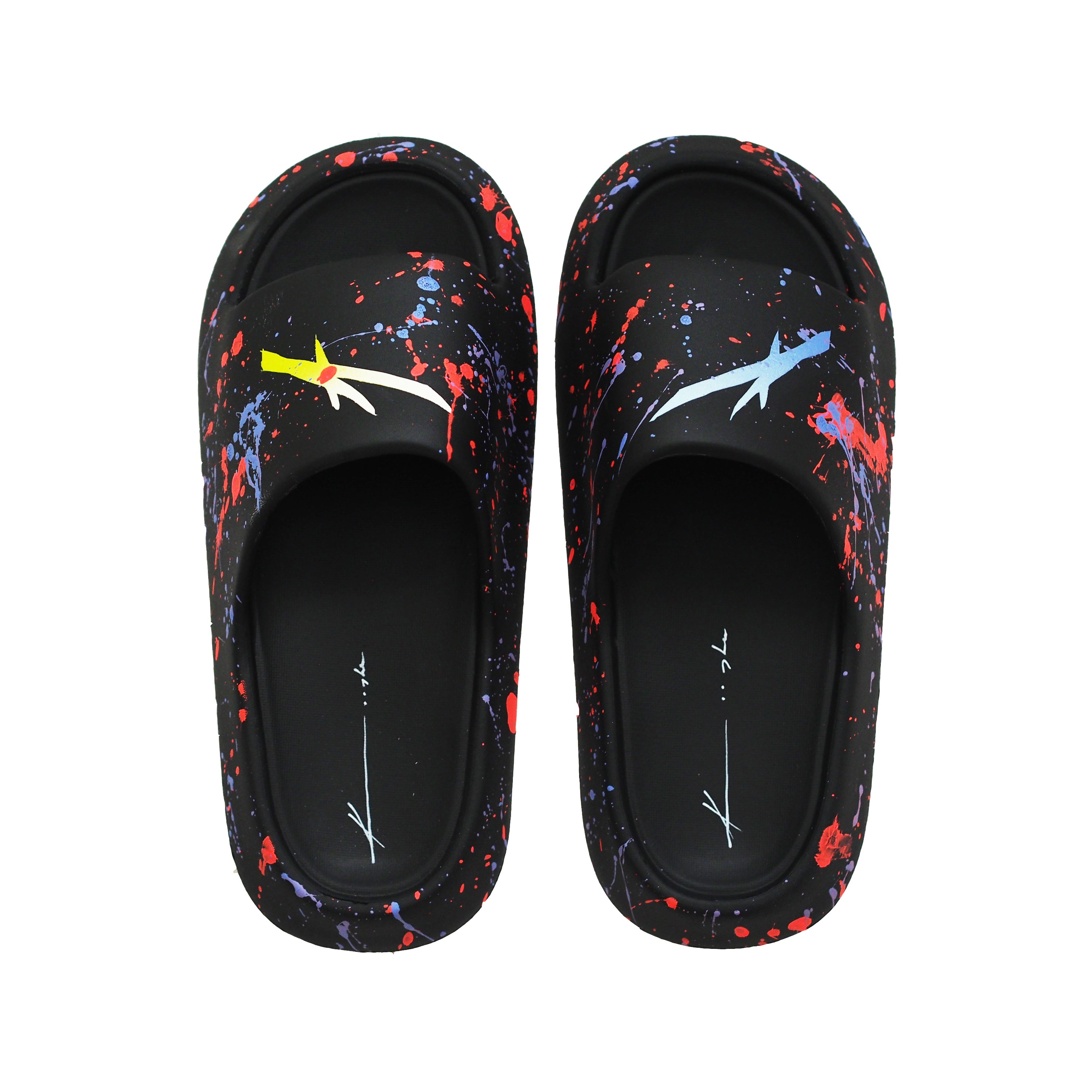 KOOSHA BLACK "Galaxy" Slides