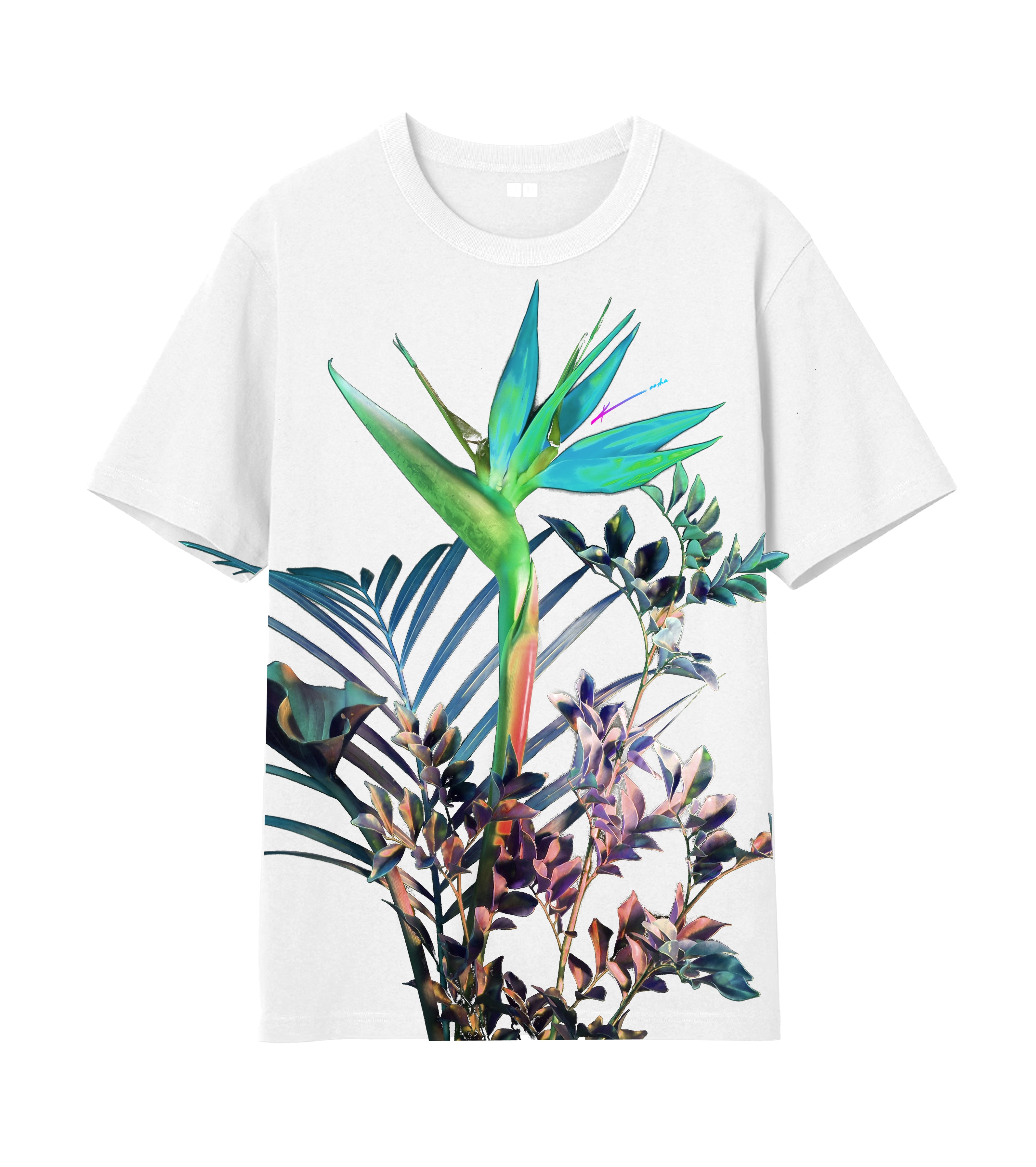 KOOSHA OVERSIZED TEE - GARDEN ALBUM FOLIAGE