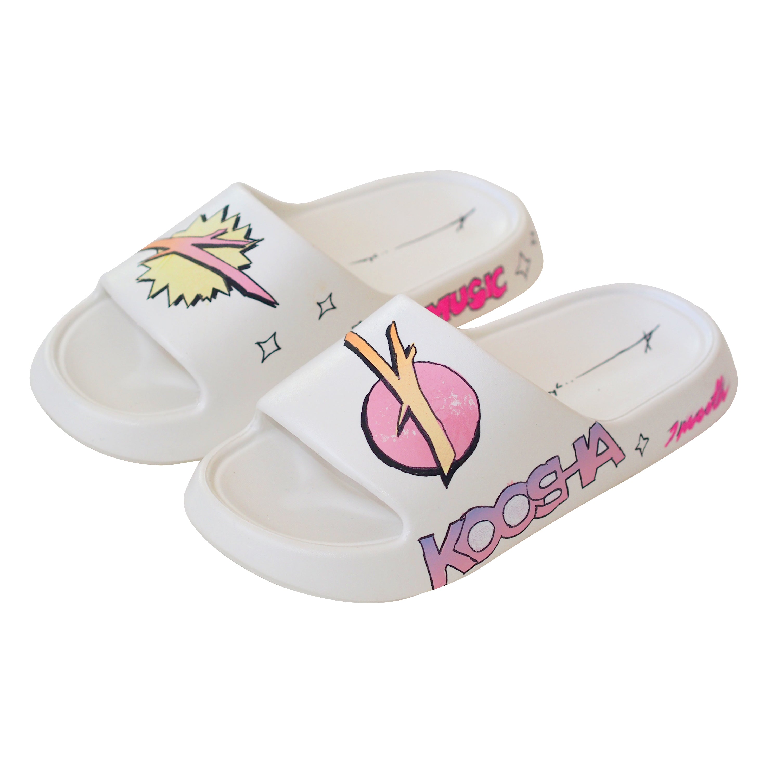 KOOSHA "Vintage Gum" Slides