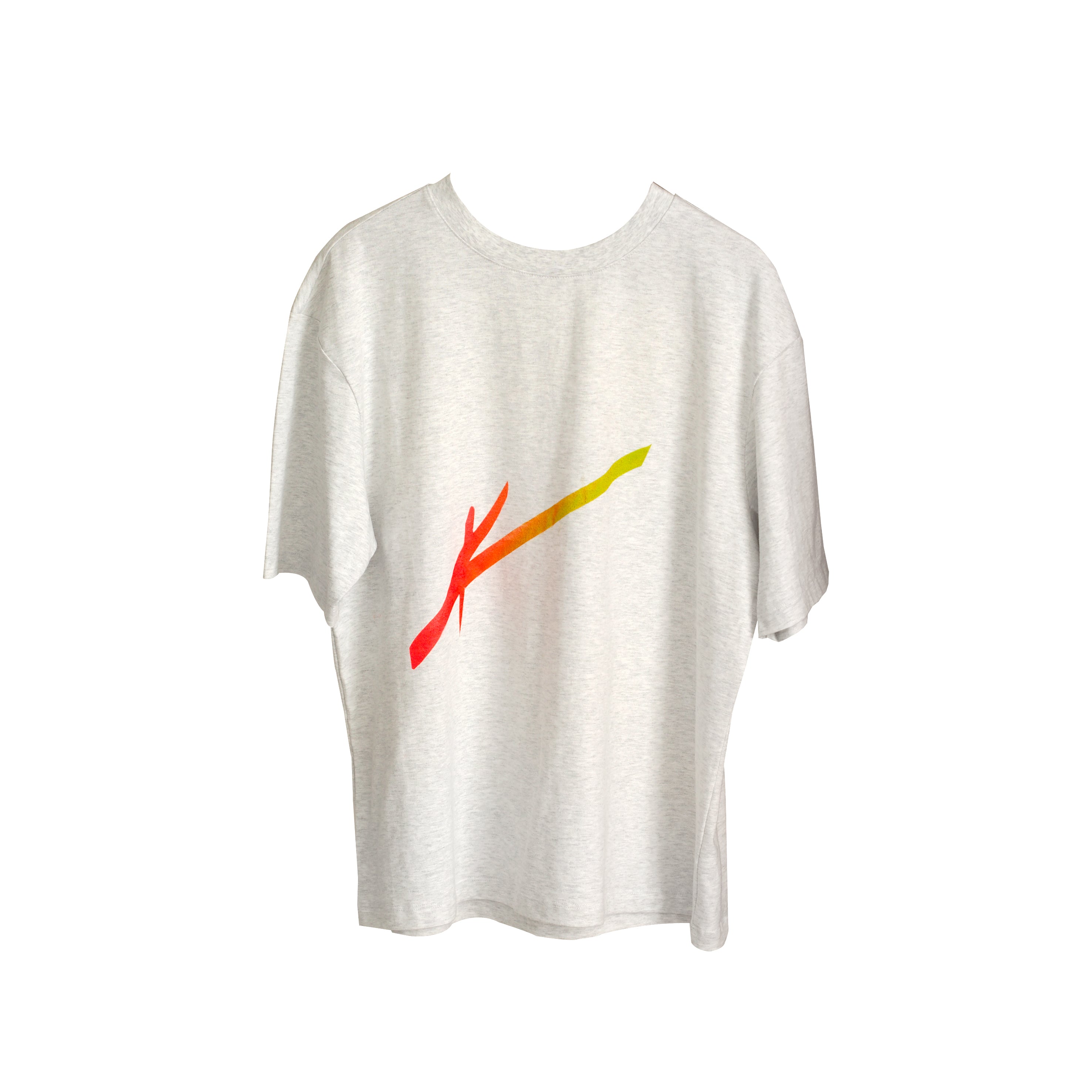 KOOSHA OVERSIZED TEE - GREY SHOCK LOGO